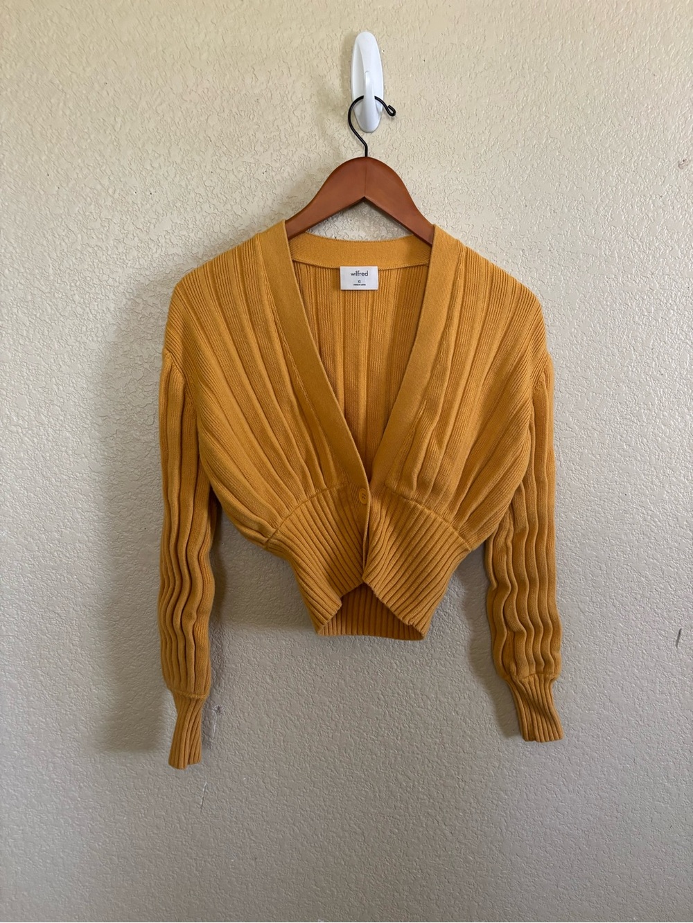 Yellow Wilfred Cardigan Sweater